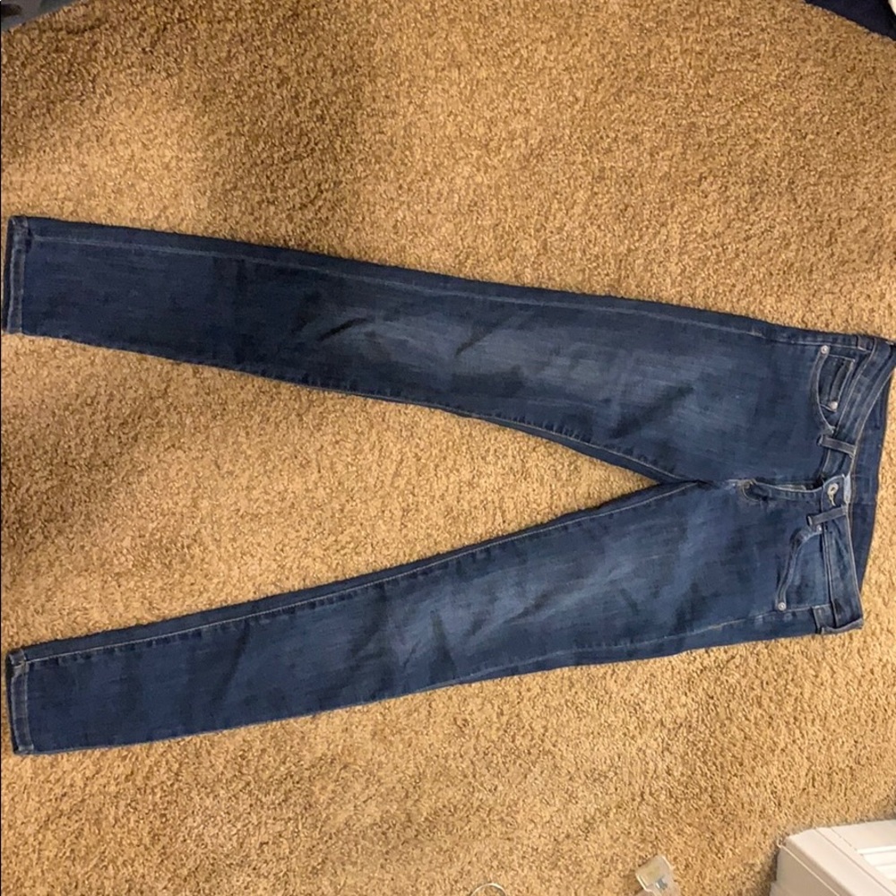 Medium wash denim jeans